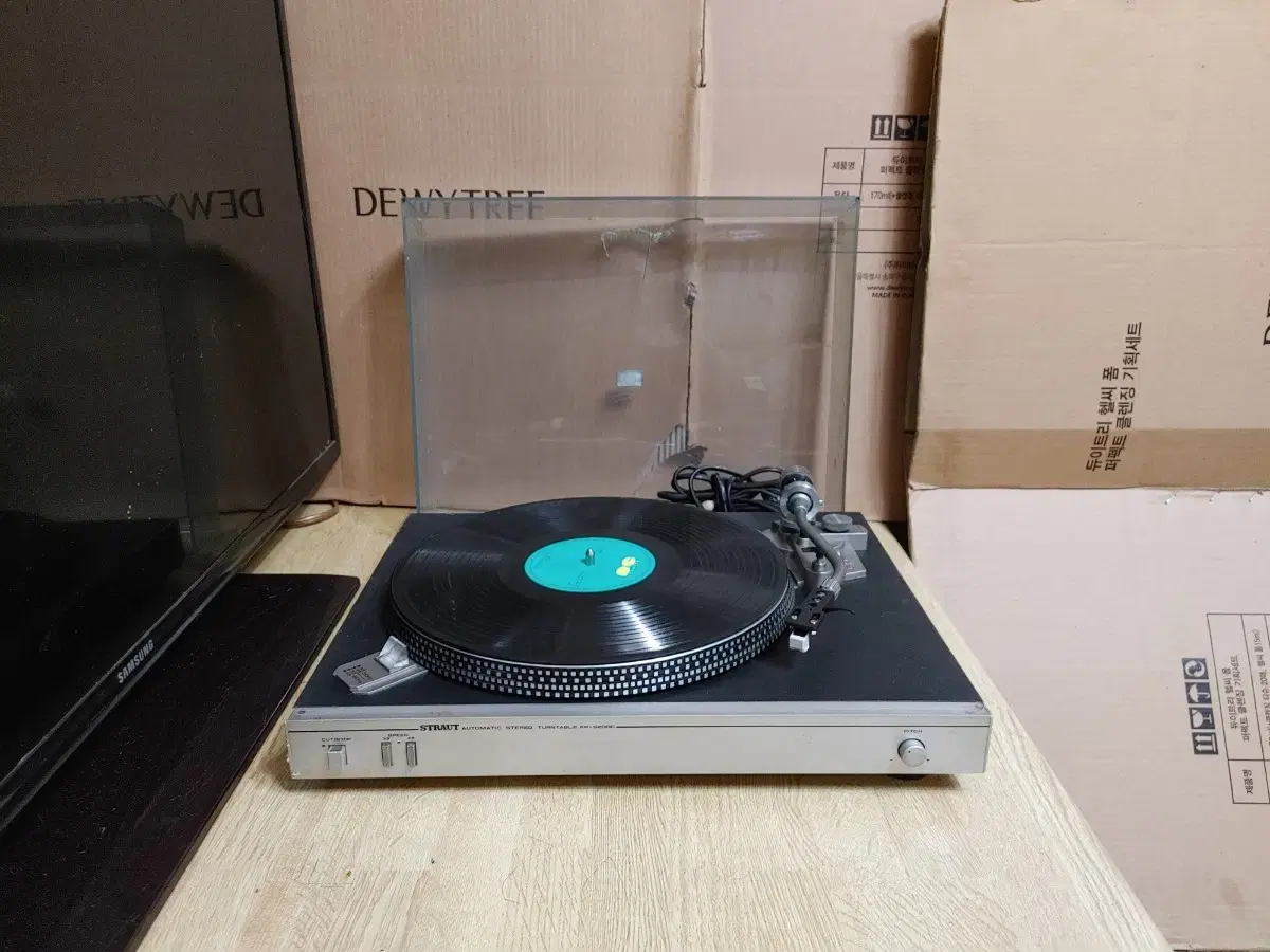 스트라우트 LP 턴테이블 KP 9200C  (오디오 앰프 음향기기 음향플